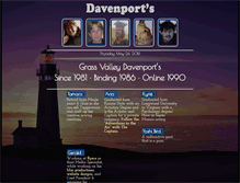 Tablet Screenshot of davenportz.com